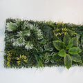 15.75×47.24inch Artificial Simulated Green Plant Background Wall High-Quality Plastic Simulation Hanging Panel Garden Decora