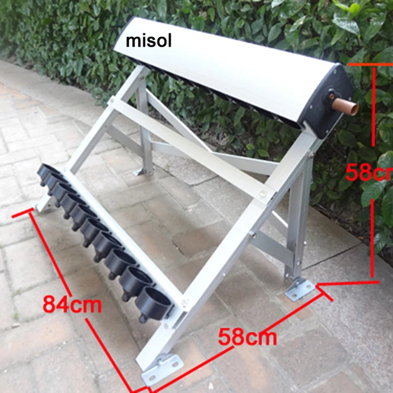 MISOL Solar Collector of Solar Hot Water Heater/with 10 Evacuated Tubes/Heat Pipe Vacuum Tubes