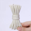 1 Pair Round Shoelaces Fof Basketball Sneakers Shoe Laces Black White Shoelace Universal for Children and Adults 100CM