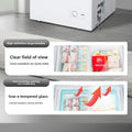 Freezer Large Capacity Frozen Display Refrigerated Fresh-keeping Glass Horizontal Ice Cream Cabinet