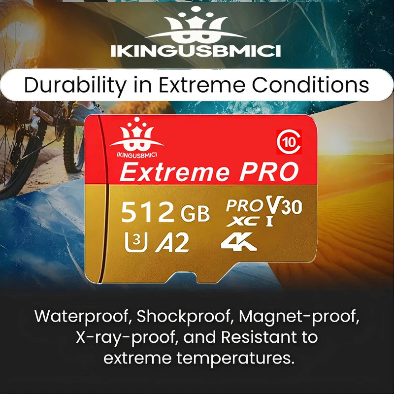 High U3 Tf Reliable Quality Premium 10 Memory Durable Card Fast Phone Class10 Mini Flash High 32/64/128/256/512gb Sd Class Speed