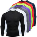 Compression Running Top Men Long Sleeve Shirt For Male Gym Clothing Quick Dry Sportswear Fitness Tee Training Workout Muscle Top