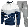 Men Autumn Winter Sets Zipper Hoodie Pants Pieces Casual | SAMAG