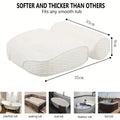 1 Spa Bathtub Pillow with Anti Slip Suction Cup for Neck and Back Support, Bathroom Accessory, Bathtub/Bathroom Accessory