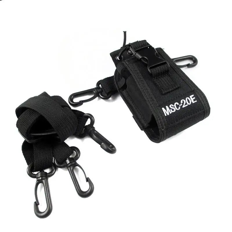 【C】1 Set Waist Bag Holder Pocket MSC-20E Tactical Molle Radio Walkie Talkie Pouch Interphone Holster Carry Bag For Hunting Camp