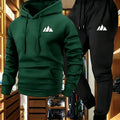 Men's Printed Pullover Hoodie Sweatpants Streetwear | SAMAG