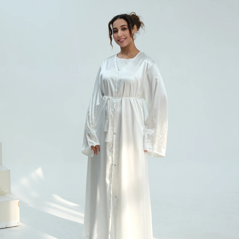 Women Beading Embellished Party Abayas Ramadan Arabic | SAMAG
