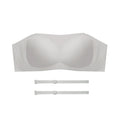 PAERLAN Detachable Shoulder Strap Wedding Dress Bra Non Slip No Underwired Bandeau Wrap Underwear Women