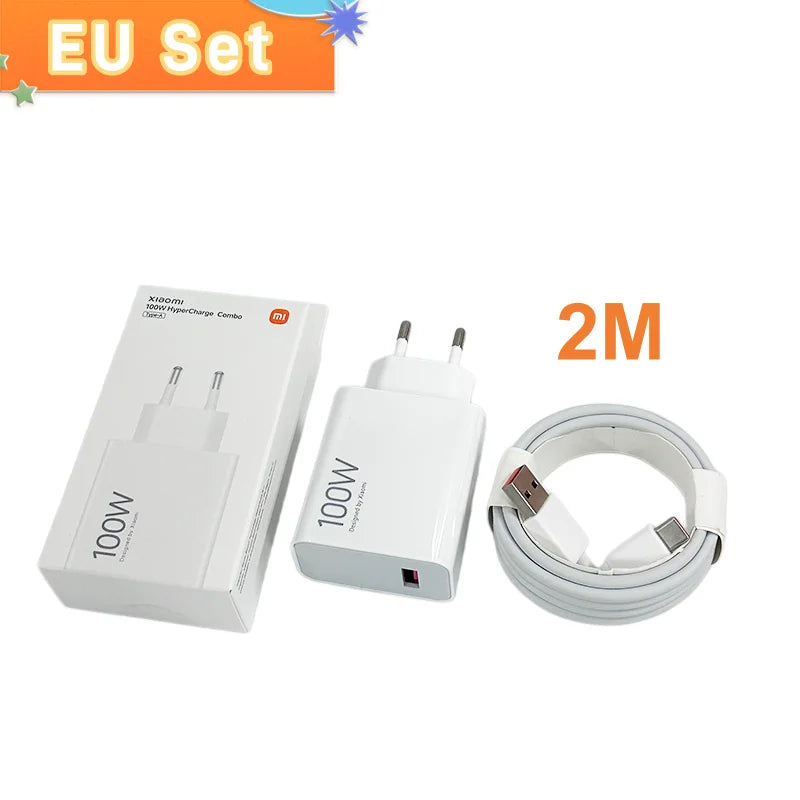 Original Xiaomi 120W 100W Charger Fast Charging Turbo Charger Type C Cable Xiaomi 17 17T 15 15T 14 POCO X8 X7 Pro Redmi Note 15