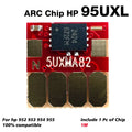 ARC Chip New 95U 952 953 954 955XL Cartridge For HP OfficeJet Pro 7740 8710 8715 8720 8730 8210 Compatible Printer Refill CISS