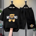 Fashion Letter Bear Print Children Summer Clothing - View 11 | SAMAG