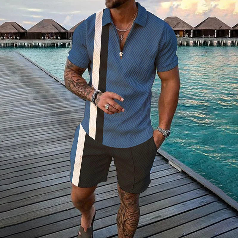 Men's Clothing Tracksuit Sets 3D Print Color Squares | SAMAG