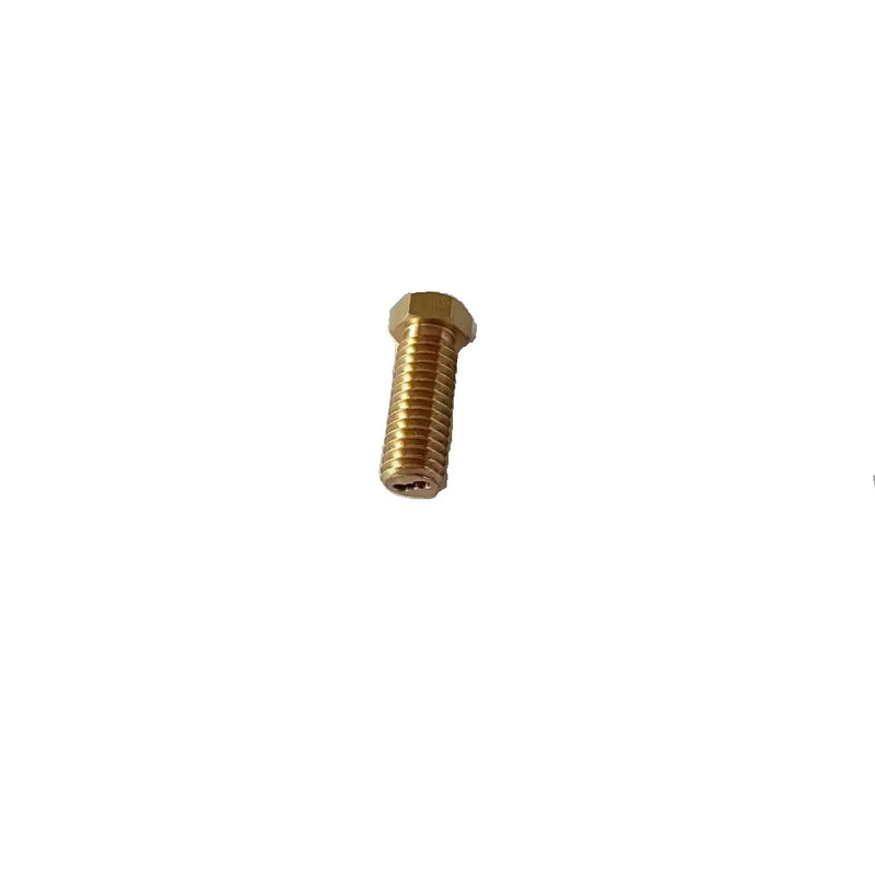 5PCS Original FLSUN V400 3D Printer Hotend Nozzle Brass Print Head Block Double Holes 0.4mm Extruder Part for 1.75mm Filament