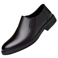 New Men's Leather Shoes Handmade High Quality Casual Oxford Business Work Shoes Black Coffee Lace-up Comfortable Man Shoes