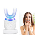 New Rechargeable Smart U-Shape Soft Ultrasonic Waterproof Wireless Toothbrush Set Travel Electric Toothbrush