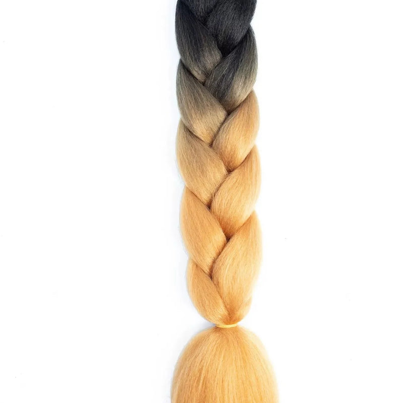 24 Inches DIY Jumbo Braiding Hair Synthetic Hair Extensions Afro Ombre Crochet Braid Hair Wholesale For Women