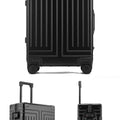 2024 Capacity Durable Luggage Sets 100% Aluminum Suitcase Wheels Women Girl Men Cabin Carry-On Boarding Travel 20/24/26/28