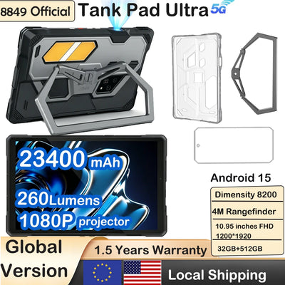8849 Tank Pad Ultra Unihertz Rugged Tablet with Projector | SAMAG