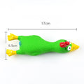 Cute Dog Squeak Toy Latex Chicken Shape Durable Chew for Small-Medium Breeds Interactive Pet Supplies
