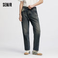 Semir Men Jeans Retro Washed Loose Straight Autumn Soft | SAMAG