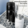 TOSUOD Stainless Steel Insulated Water Cup 550ML 304 Steel Cycling Water Kettle Easy To Carry Keep Warm And Cold Bottle