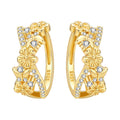 Orstarry S925 Sterling Silver 18k Gold Modern Square Earrings Hoop Earrings For Women Jewelry Original Trendy Anniversary Gifts