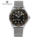 PAGANI DESIGN Luxury Automatic Watch For Men AR Sapphire crystal 100M Waterproof Diving Sport Mechanical Wristwatch Men 2026 New