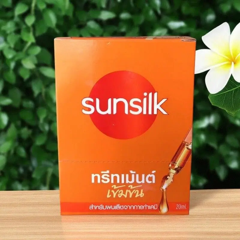 Thai Sunsilk Hair Mask 20ml x 10pcs, Repairs & Smooths Damaged & Frizzy Hair, Nourishing Leave-In Conditioner
