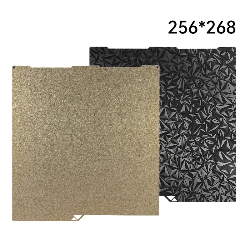 Kobra 3 Build Plate Kobra 3 Pei Textured PEO 256x268 For Anycubic Kobra 3 Combo Build Plate Spare Parts Double Sided Heat Bed