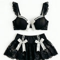 Sexy Lingerie Seamless Underwear Fancy Women Erotic Outfit Open Sexy Bra Set Fantasy Mini Skirt Bra Set Cosplay Costumes Women