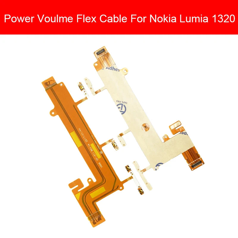 Up/down Volume Flex Cable For Nokia Lumia 720 640XL 1520 920 950XL 820 640 950 1020 925 625 1320 Power Side Key Flex Cable
