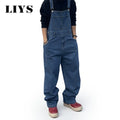 Overalls for Men Denim Suspenders Simple Baggy Jeans | SAMAG