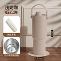 735ML Tumbler with Straw Portable Handle Cold Coffee Thermos  24OZ  316 Stainless Steel Inner nsulated Travel Mug Water Bottle