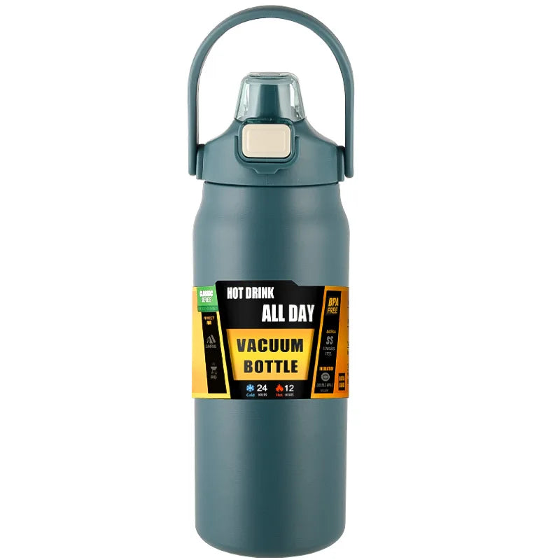 Portable Thermos with Straw 304 Stainless Steel Thermal - Visuel 9 | SAMAG