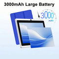 7 Inch Tablet PC, Android 11 Quad Core, 6GB(2+4GB Virtual) RAM 32GB ROM, WiFi, Dual Camera, USB C, with Leather Case