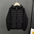Trendy Hooded Solid Color Cotton Coat Jacket Grey Black White Loose Fit Versatile Casual Unique Couple Style Jacket For Men