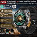 2026New Military Tank GPS SmartWatch Offline Map 10ATM Swim 2GB RAM Music Altitude Compass Bt Call Fitness Sports Smartwatch Men