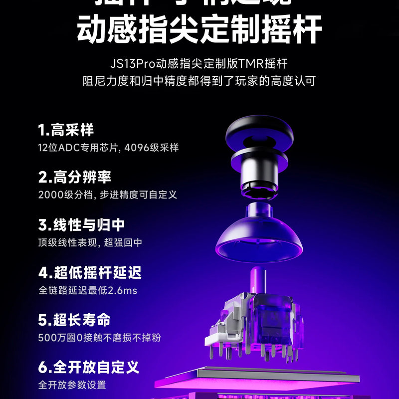 LeadJoy XENO Plus Wireless Gaming Controller FPS Motion Control Gyro Aiming TMR Joystick PC Switch2 Steam Deck iOS Android Apex