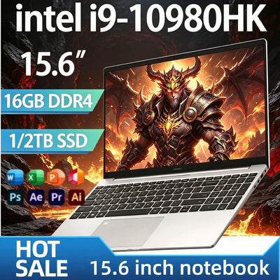 Intel Core i9 10980HK 15.6 Gaming Laptop 8C16T 2.4 5.3GHz | SAMAG