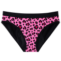 Teens Period Panties Printed Floral Fabric Girls Cotton Underwear 4-Layer Leakproof Heavy Flow Menstrual Panties Briefs