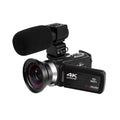 Full 4K Camcorder 18X 48MP Digital Camera Livestream Webcam UHD Vlog Video Recorder Wide Angel Macro Lens Photography Cameras