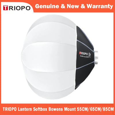 TRIOPO Lantern Softbox Light Modifier 55/65/85cm Quick | SAMAG
