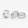 17/18/19mm Stainless Steel Easy Open Jump Ring Closing Finger Ring Opener for DIY Pliers Opening Helper Jewelry Making Tools
