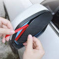 2pcs Car Rearview Mirror Rain Eyebrow Visor Carbon Fiber Side For Chery Tiggo 2 Dacia Spring Auto Acessories Chevrolet