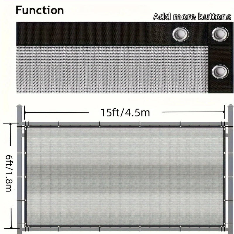 4/5/6/7/8ft Privacy Fence Screen, Net, Heavy Duty Fencing | SAMAG