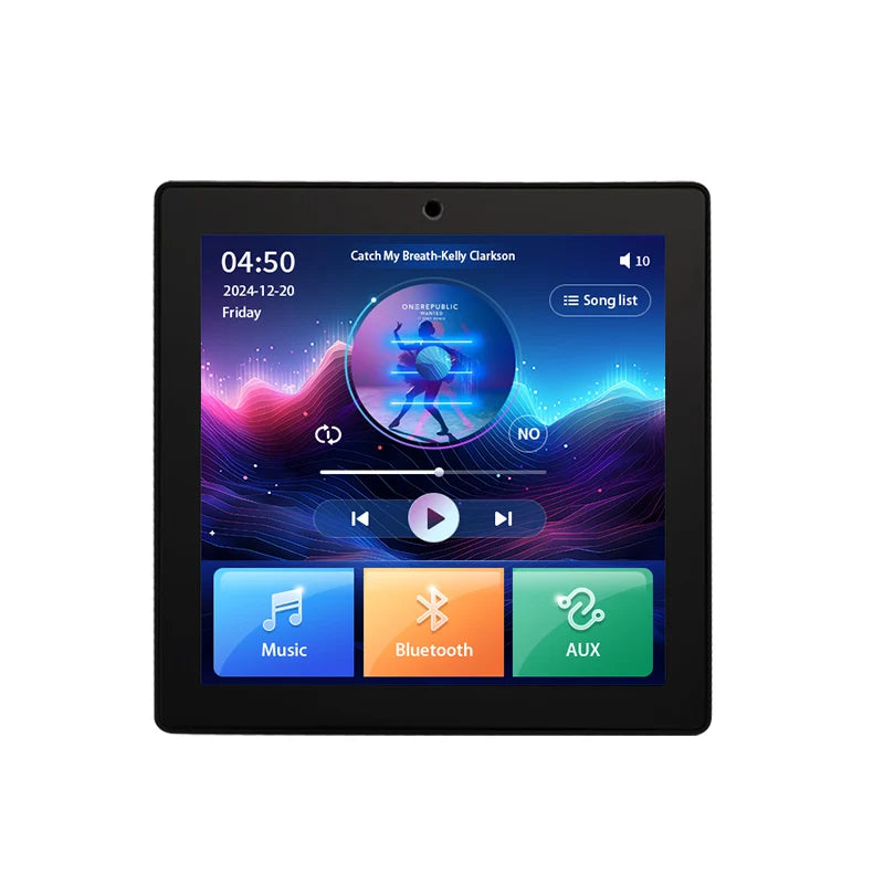 4 Inch Home Theater System 3inch Ceiling Speaker Surround Sound Multi-Room Audio Touch Screen Bluetooth In-Wall Amplifier