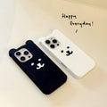 Bear For iPhone 16 15 14 13 12 11 Pro Max Case Soft Silicone Soft Case