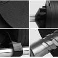 24 Kg Adjustable Weight Dumbbell Workouts Set with Steel | SAMAG