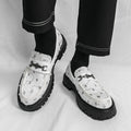 Hot selling thick soled men's shoes Trendy brand designer style Outdoor fashion street walking Daily Young Work Shoes 38-46