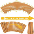 NonSlip Wooden Garden Pathway Decorative Curved Outdoor Walkway Easy Installation Weatherproof Garden Walkway Garden